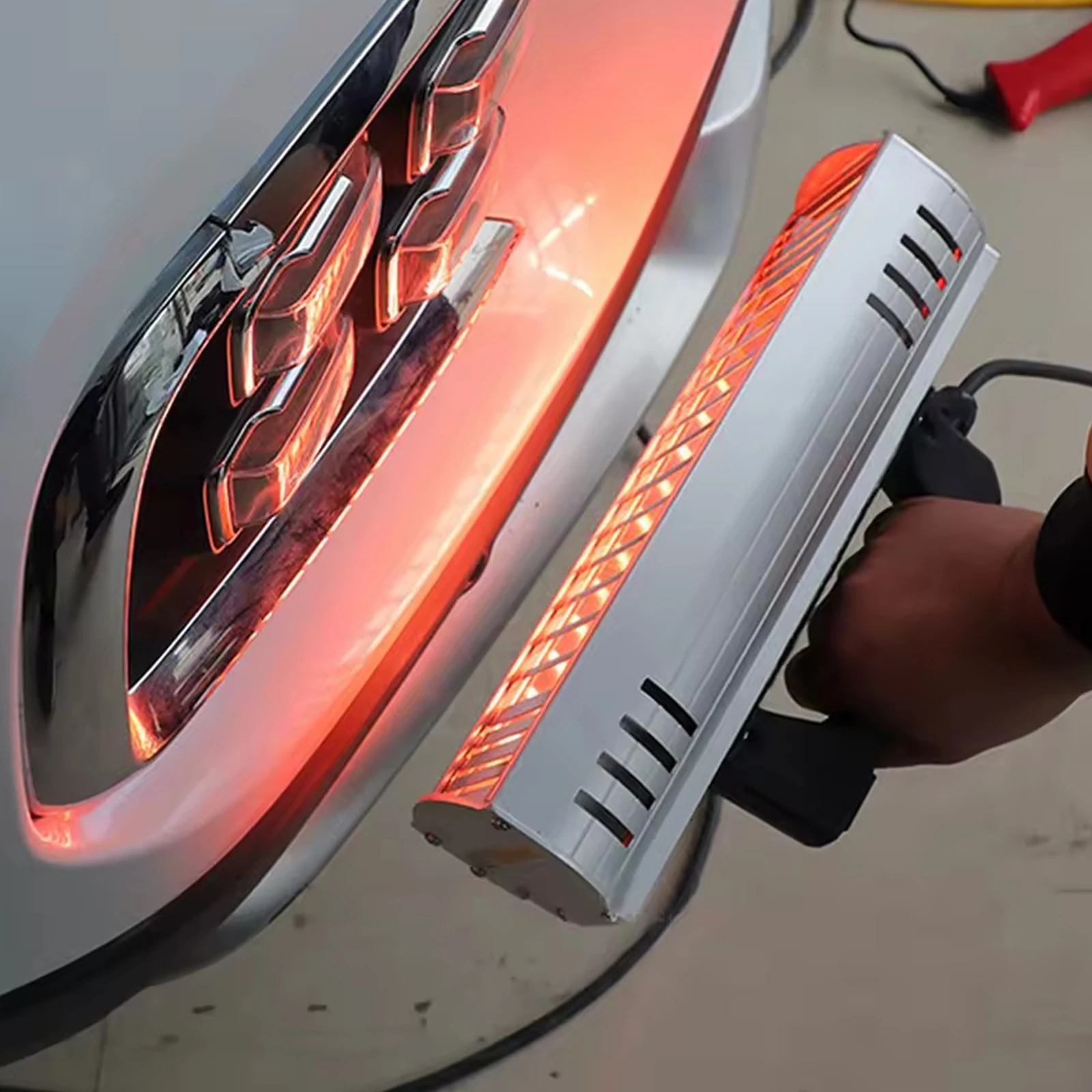 Portable Infrared Curing Lamp Paint Baking Lamp Short Wave Infrared Drying Lamp Auto Body Repair Tool Paint Dryer Car Pain