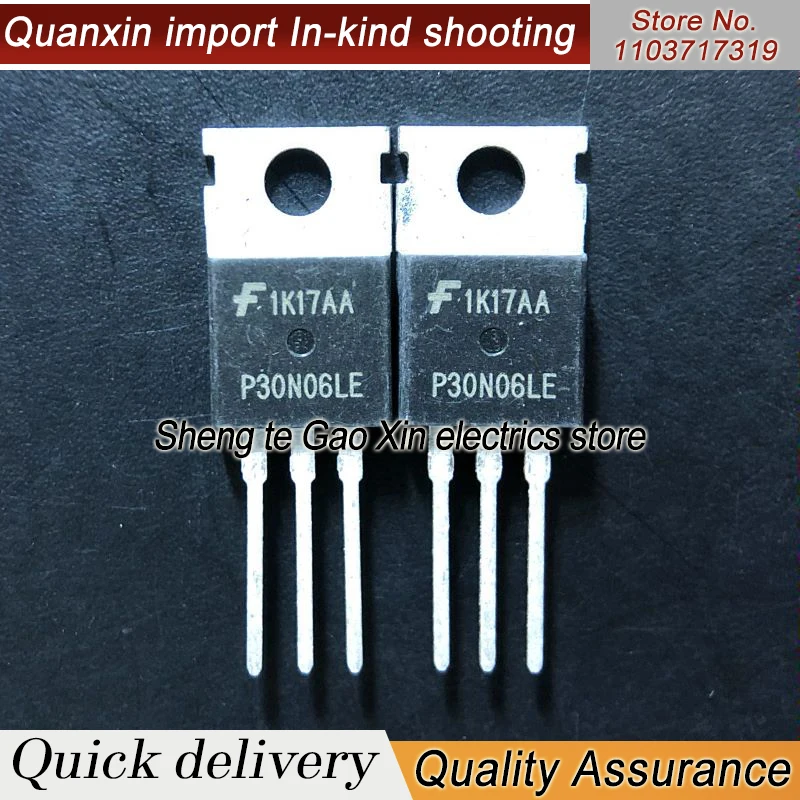 5PCS-10pcs RFP30N06LE P30N06LE P30N06 TO-220 In Stock