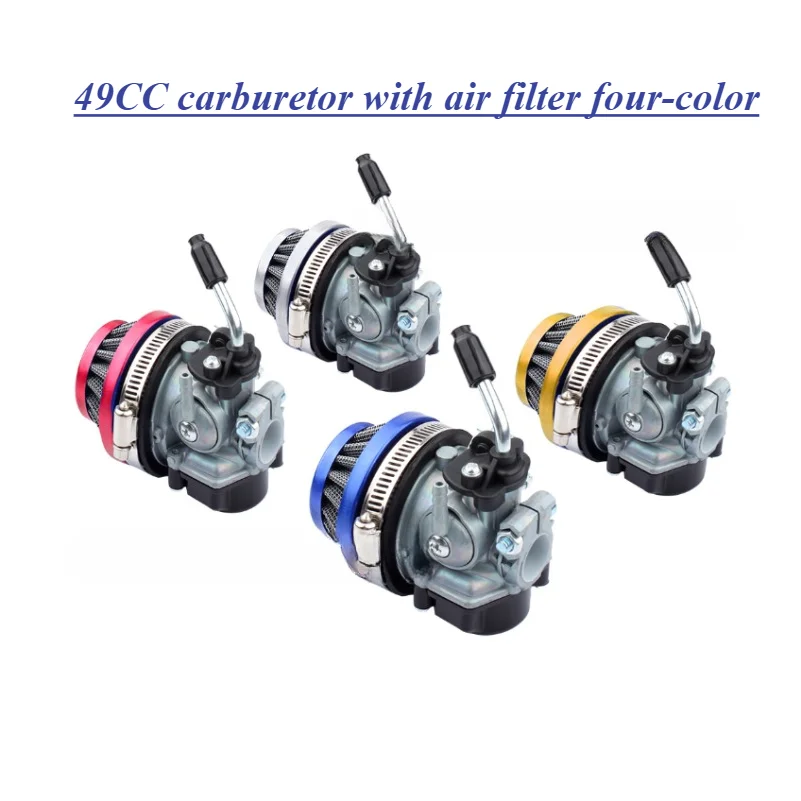 mini motorcycle bicycle accessories 37/ 50/ 80CC modified two-stroke engine carburetor with air filter