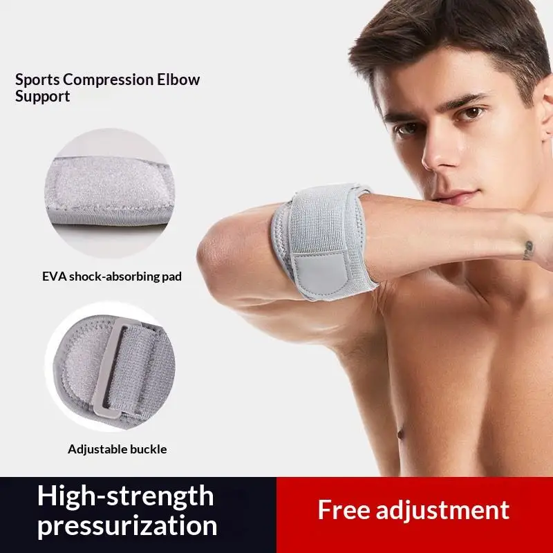 1Pcs Elbow Brace Strap Compression Pad Wraps Support Band For Tennis Golf Forearm Relieve Pain