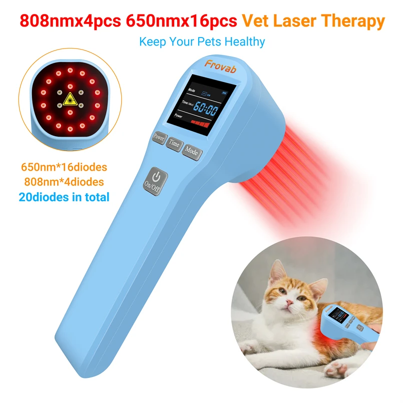 Medical Grade 808nm Cold Laser Low Light Laser Treatment Deep Tissue Laser Therapy for Arthritis Ear Infections Tennis Elbow