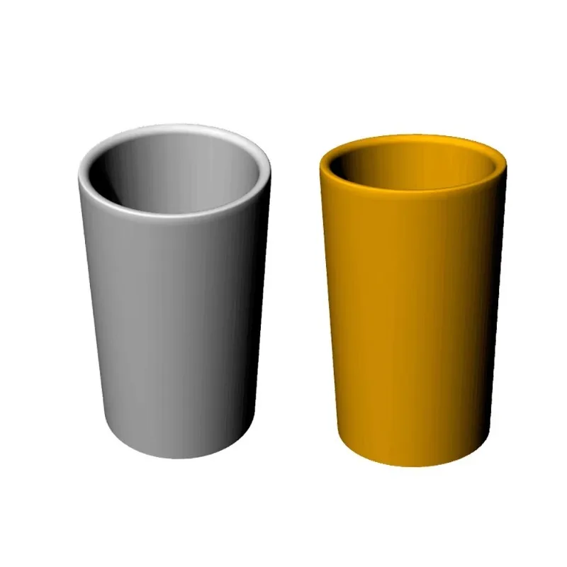 Cement Concrete Jar Mould High Container Storage Vase Silicone Mould