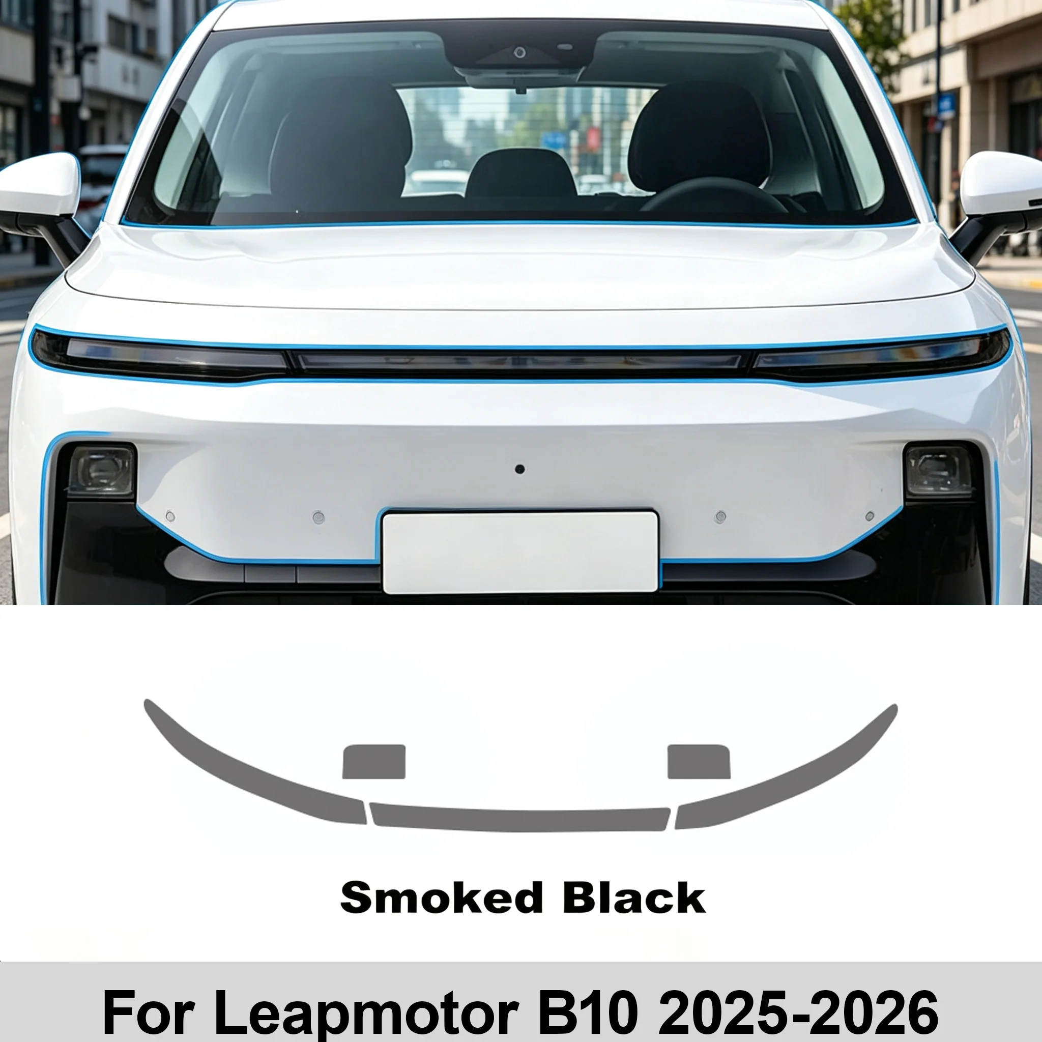 For Leapmotor B10 2025-2026 Headlight Taillight B Pillar Rearview TPU Protective Film PPF Sticker Invisible Film