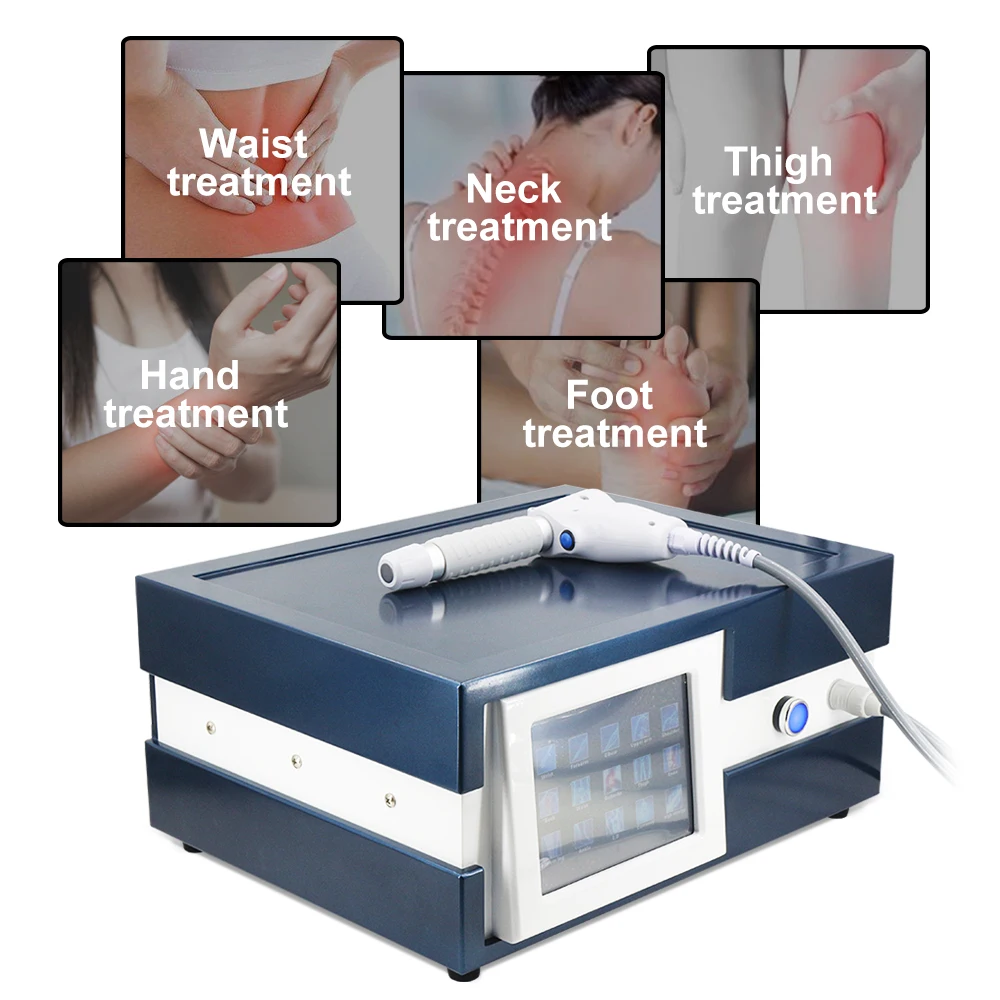 New Pneumatic Shockwave Therapy Machine For ED Treatment Pain Relief 12Bar Professional Shock Wave Body Relaxation Massager