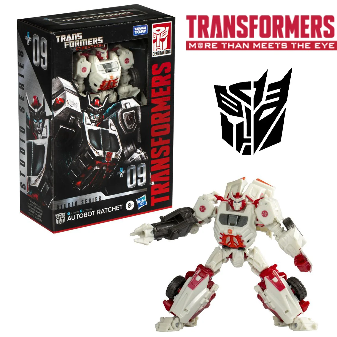 Hasbro Transformers Studio Series: Voyager Transformers: War for Cybertron 09 Ratchet Action Figures Christmas Gift Model Anime