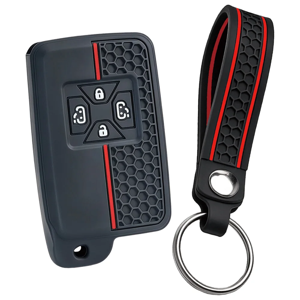 For Toyota Alphard Vellfire Previa Estima Isis Noah Voxy Soft Touch Key Protector With Finger Loop And Key Ring