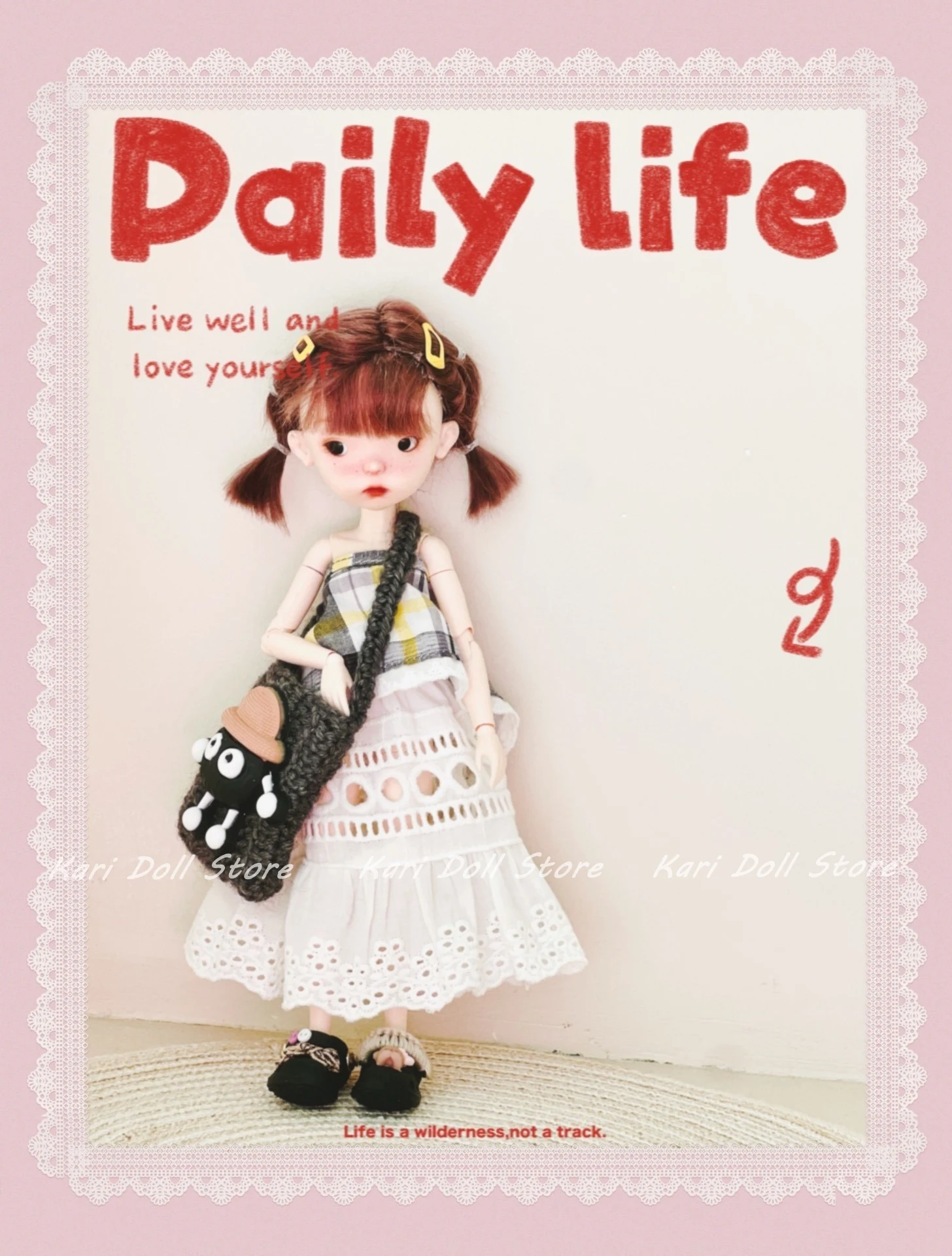 カーリー人形服とスカート 2025 遊び心とキュートな旅行セット ランダズ・ランドゥドゥ人形用