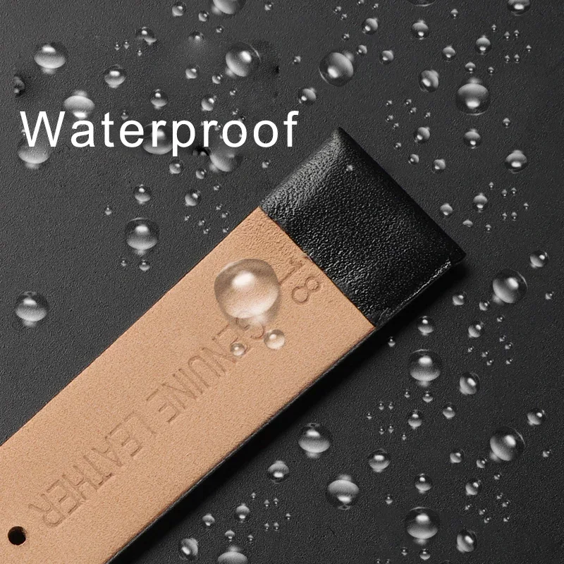 Watch Accessories Genuine Leather Watch band For DW Daniel Wellington Watch Strap Fashion red Pink Watchbands 14/16/18/20/22mm image 3