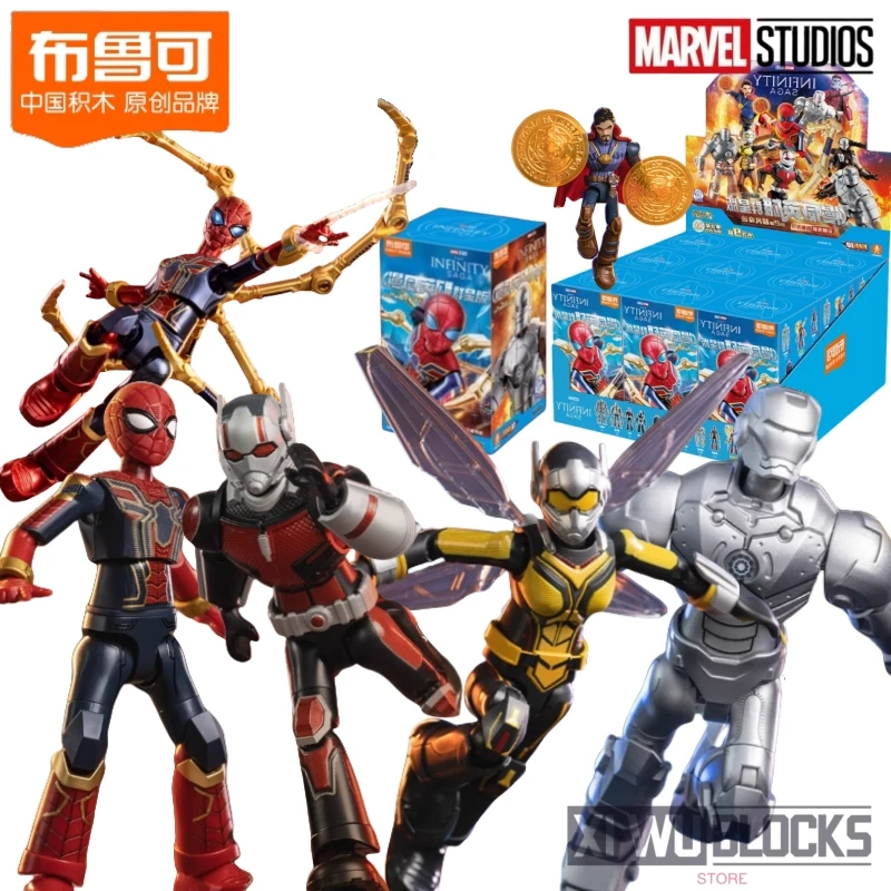 

Строительный блок «Человек» Marvel Galaxy Edition, 2-я версия, Железный человек, Человек-паук, Оса, подвижная сборная игрушка, модель, украшения, подарок