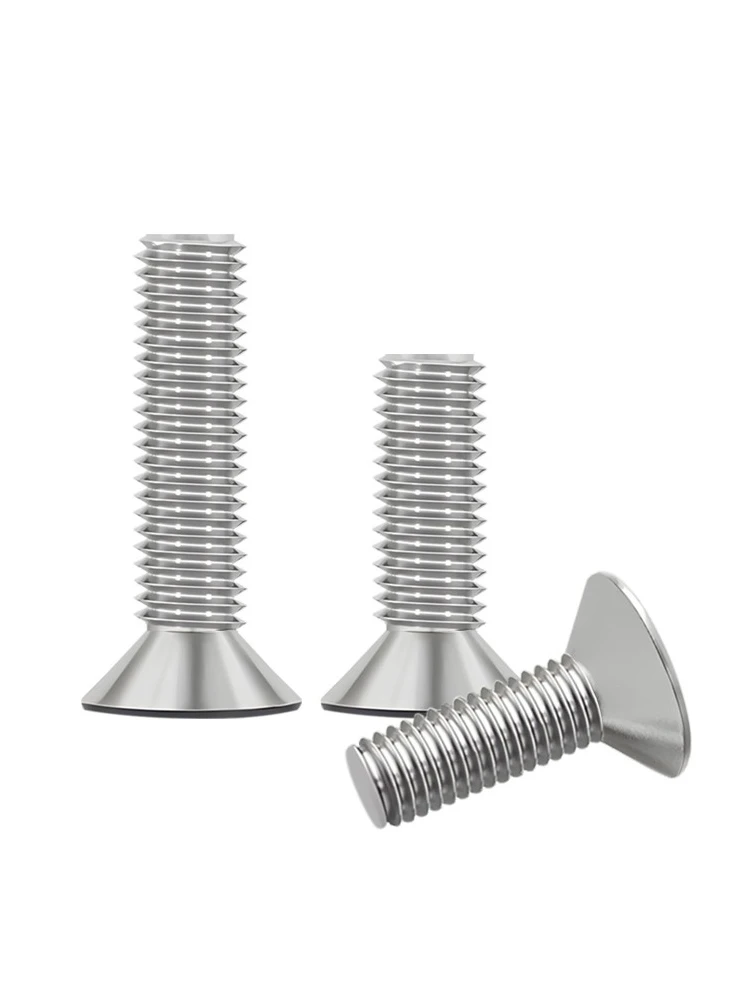 10 ~ 200 قطعة فيليبس غاطسة مسمار لولبي الرأس 304 الفولاذ المقاوم للصدأ شقة رئيس الصليب على شكل برغي صغير M2.5 M3 #5