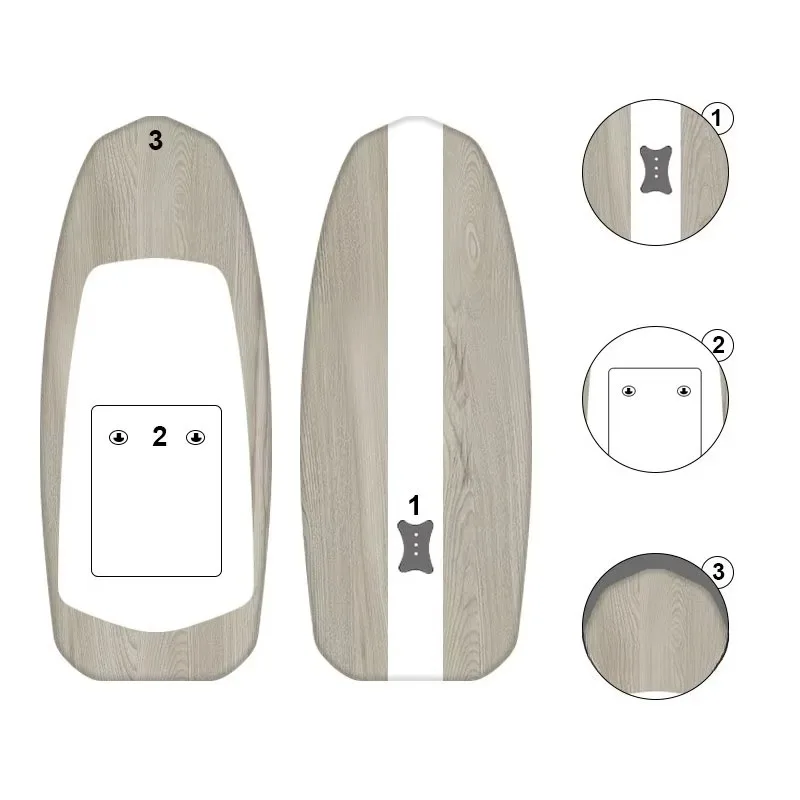 Electric Surfboard Intelligent Remote Control Carbon Fiber Water Pedal Battery Hydrofoil Plate