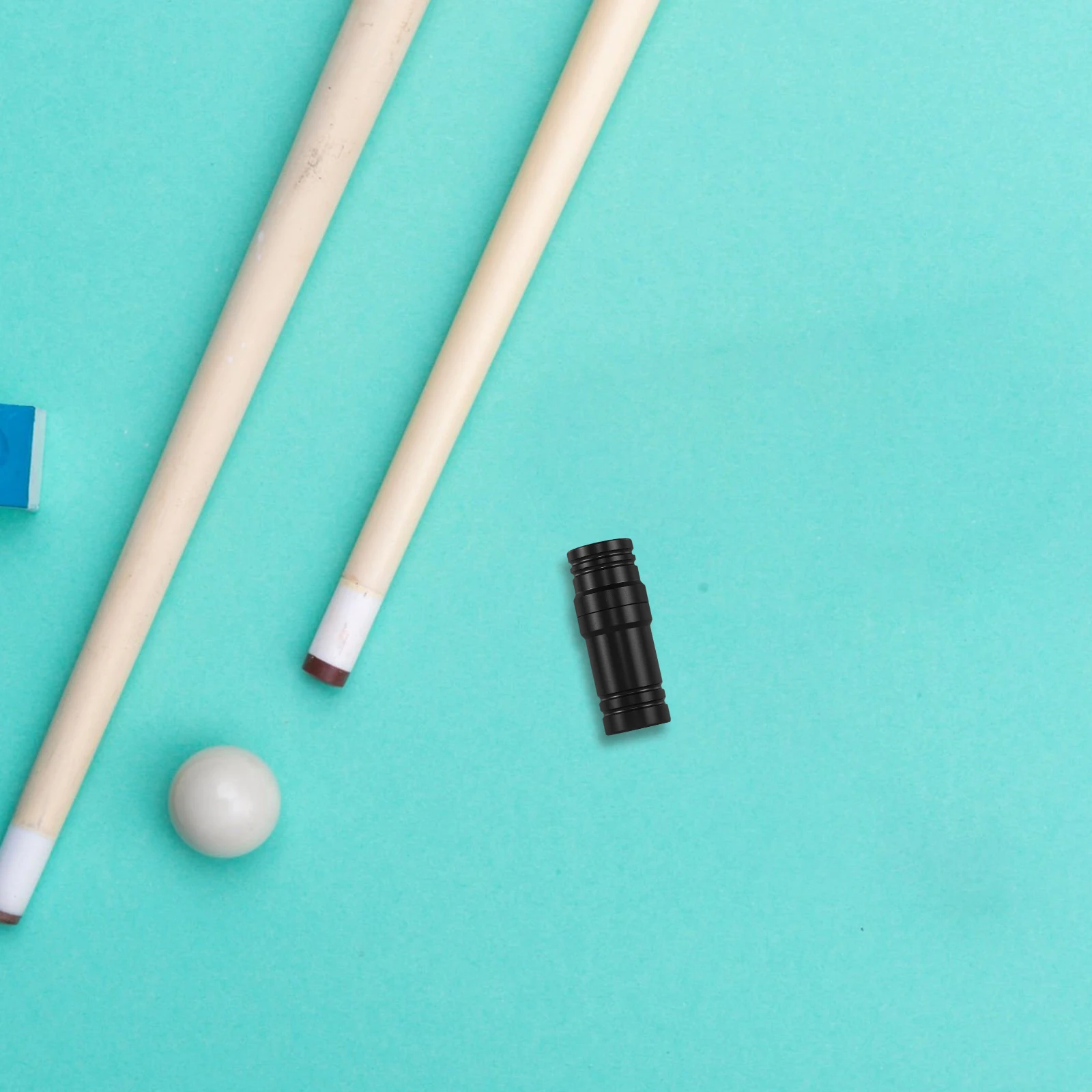 

1Set Plastic Black Threaded Joint Caps for Pool Cue Stick Impact Resistant Billiard Cue Protectors Threaded Caps for Cues
