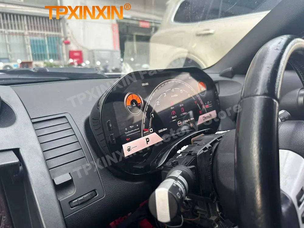 الرقمية LCD العنقودية لنيسان 350Z Fairlady Z Z33 لوحة لوحة سيارة لوحة القيادة الرقمية لوحة أداة افتراضية Cluste #2