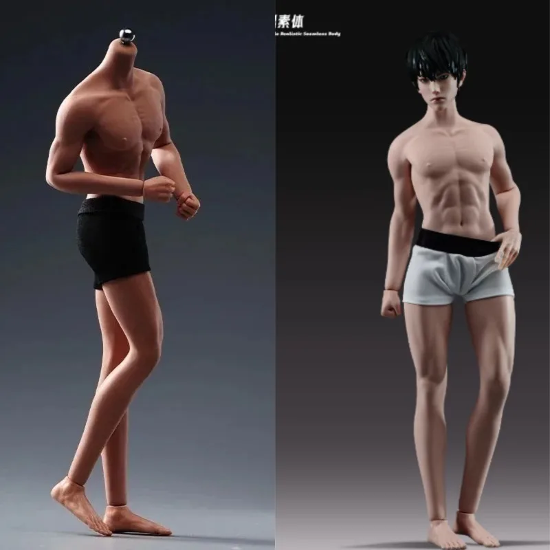 

YM511 1/6 Scale Male Soldier Muscular Platinum Silicone Super Flexible Seamless Body 12'' Action Figure Dolls