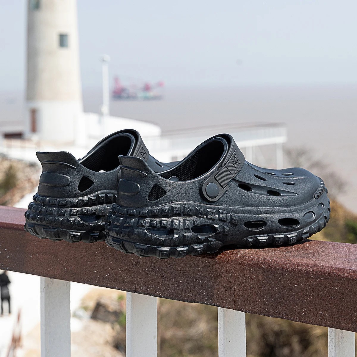 Summer Men Outdoor Sneakers EVA Non-slip Thick Bottom Sandals Fashion Comfortable Outdoor Casual Shoes image 2
