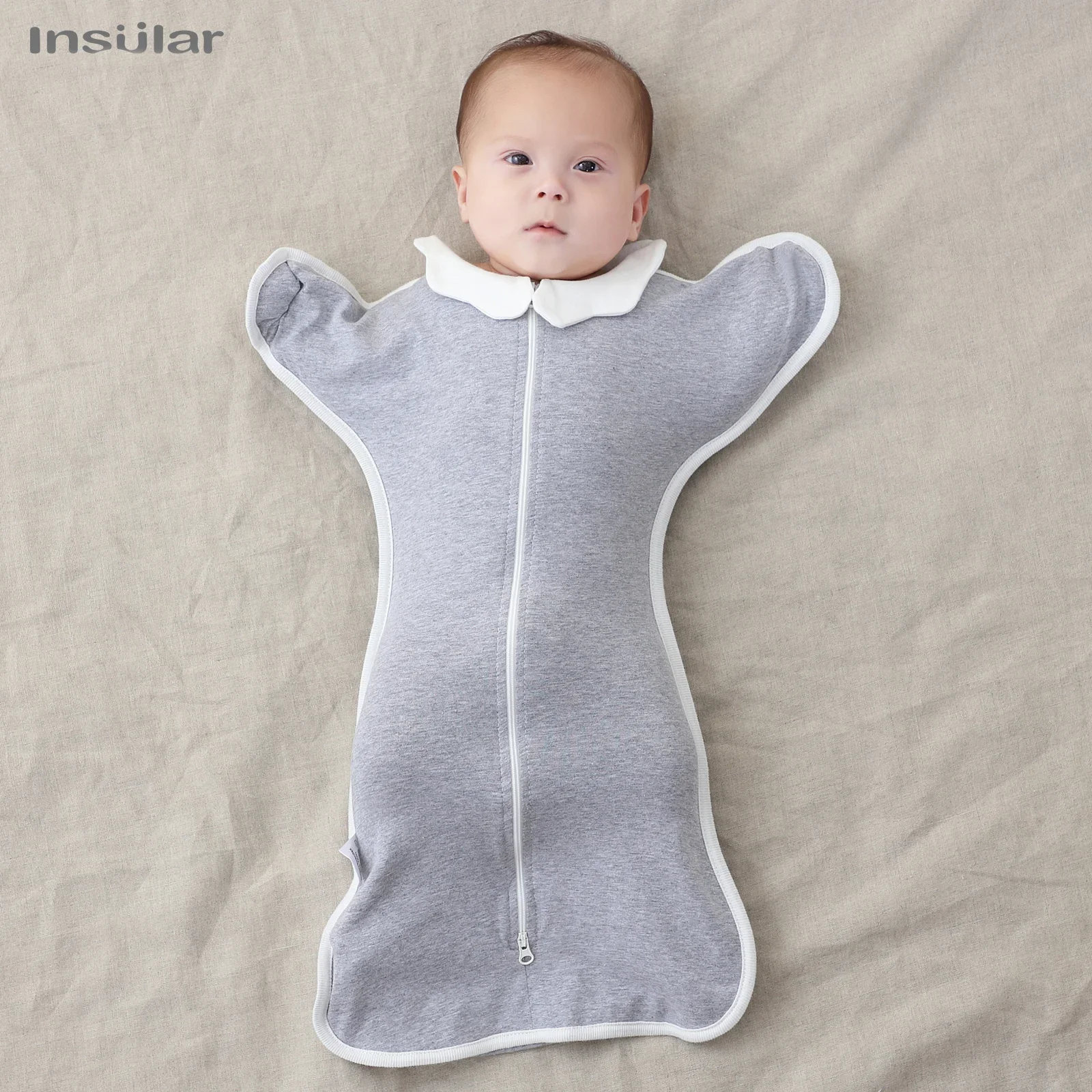 

Newborn Baby Sleeping Bags Raised Hand Anti-shock Cotton Sleepsacks Baby Swaddling Blanket New Born Baby Items Saco De Dormir