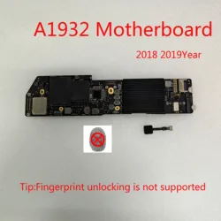 Original A1932 Motherboard No fingerprint recognition For MacBook Air Retina 13
