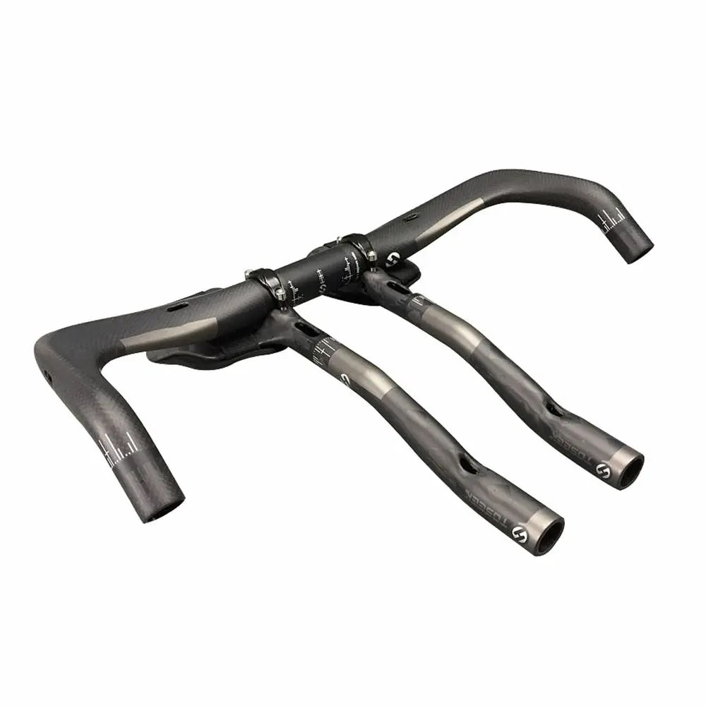 TOSEEK Carbon time trial Handlebar TT Bar Rest Triathlon Handlebars Bike Parts 31.8mm