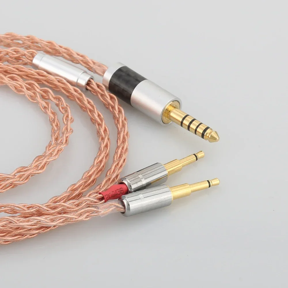 Audiocrast 8 ядер 4,4 мм сбалансированный посеребренный кабель для обновления наушников для HD477 HD497 HD212 pro EH250 EH350 гарнитуры