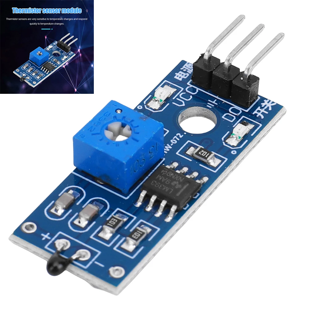 Temperature Control Switch High Sensitivity Temperature Sensor Module DO The Digital Output NTC for Arduino DIY Kit MCU Robot