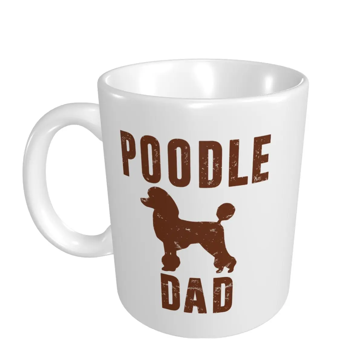 Mark Cup Mug Vintage Poodle Dad Gift Dog Daddy Poodle Father Coffee Mugs Tea Milk Water Cup Travel Mugs For Office Home