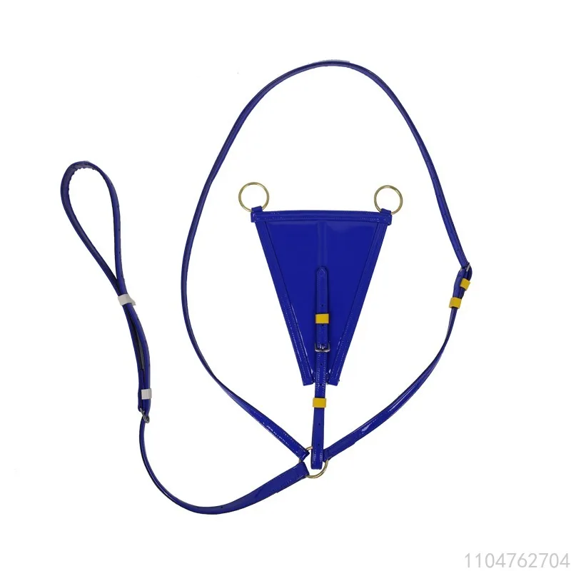 

Patent Leather Triangle Horse Breastplate - Durable English Equestrian Tack for Long-Distance & Trail Riding