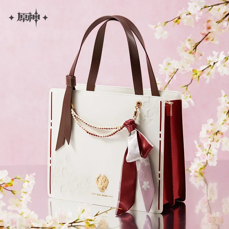 Presale GS Impact Official Merch Yae Miko Theme Tote Bag with Mini Acrylic Stand Ship in 2024.09 Please Extend Time