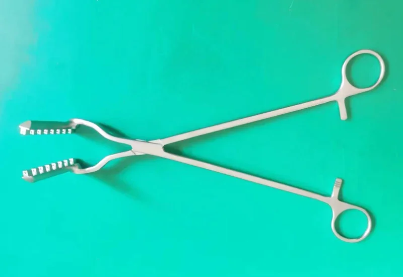 Laparoscopic teeth purse string clamp forceps Open Surgery Instruments Purse Stitching clamp