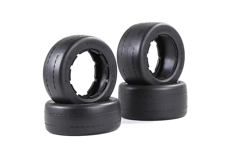 New High Performance Strong Grip Road Tires Fits 1/5 ROFUN ROVAN BAJA F​ront Tires 170*60MM R​ear Tires 170*80MM