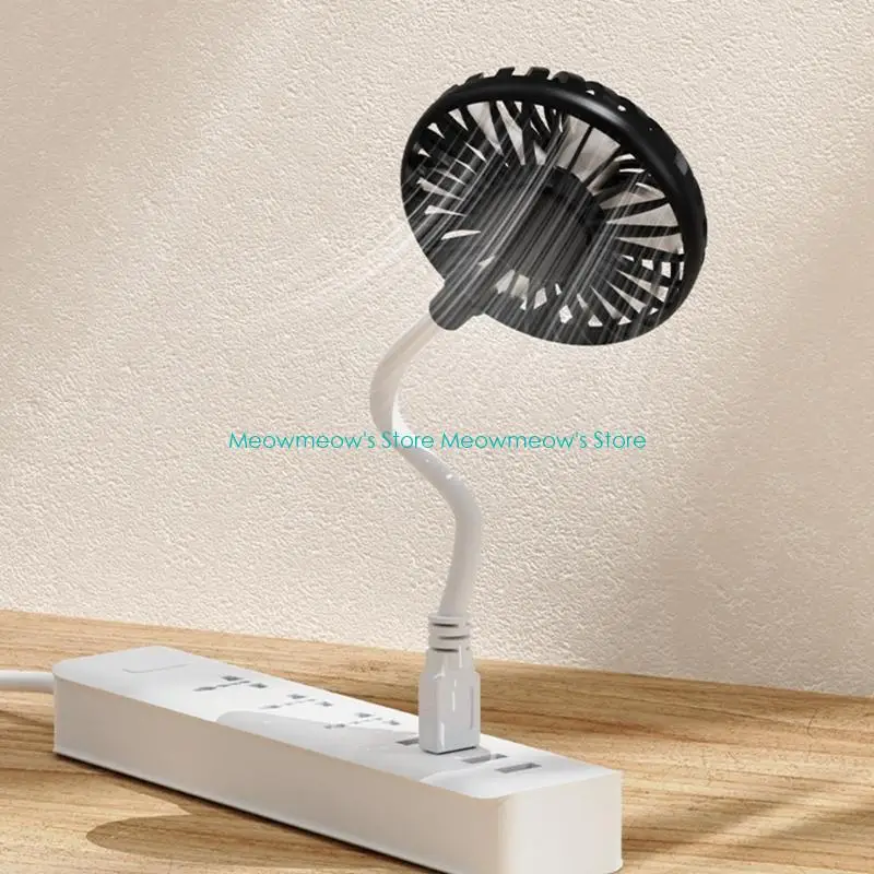 

W91A USB Fan 5W 5V Adjustable Small Silent Office Desk Fan Portable USB