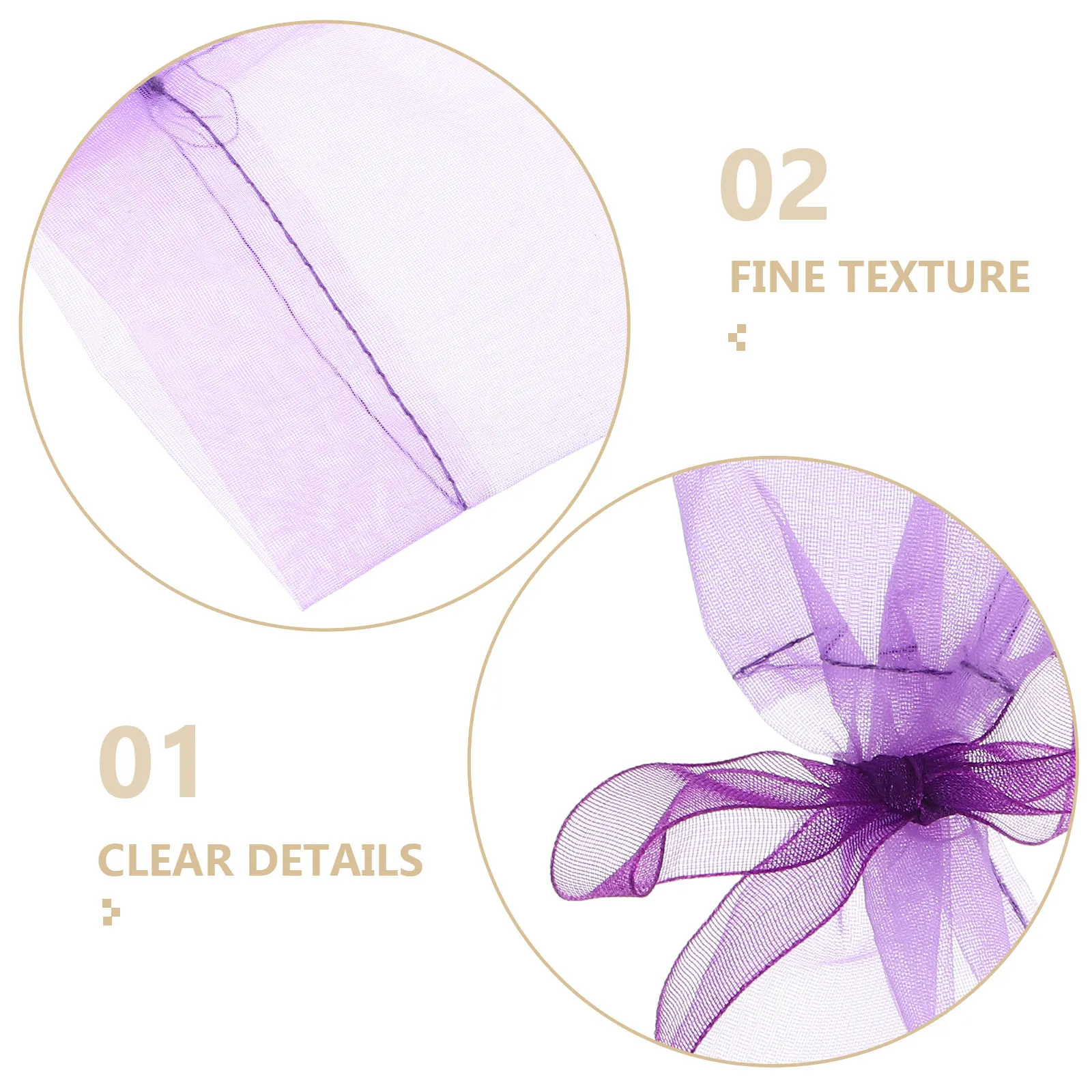 60Pcs Premium Lavender Sachet Bags Empty Soft Cloth Pouches for Dried Flowers Rose Petals Wardrobe Drawer Car Aromatherapy
