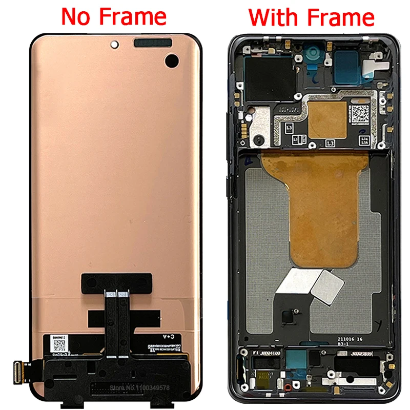 Mi12 Display For Xiaomi 12 Mi 12 Display LCD Screen With Frame 6.28