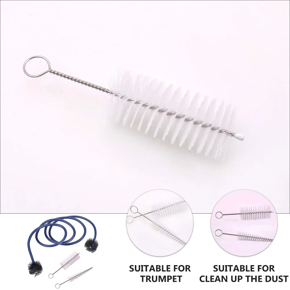 Trumpet Cleaning Brush Set Flexible For Maintenance Musical Instrument Accessories Cornet Casing Brush Durable Long Easy