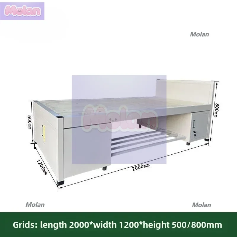 

Thickened camping equipment All-inclusive mattress with locker Steel wooden bed Apartment dormitory Single fire single bed