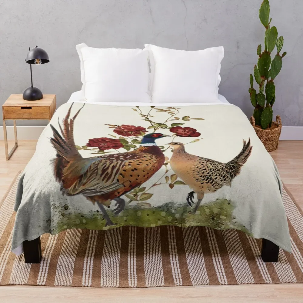 

A beautiful wild bird - Pheasant Throw Blanket decorative Quilt Fashion Sofas Blankets