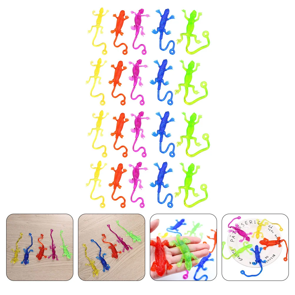 Super Stretchy Lizard Toys for Kids Soft Gummy Ball Interactive Sticky Child Hands