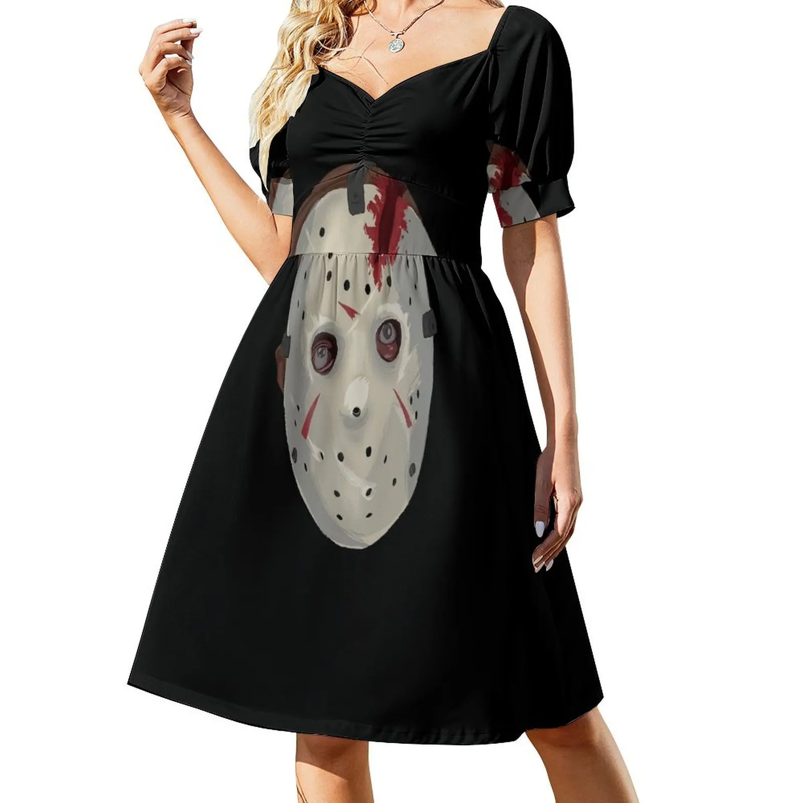

Jason Short-Sleeved Dress Party dresses prom dress