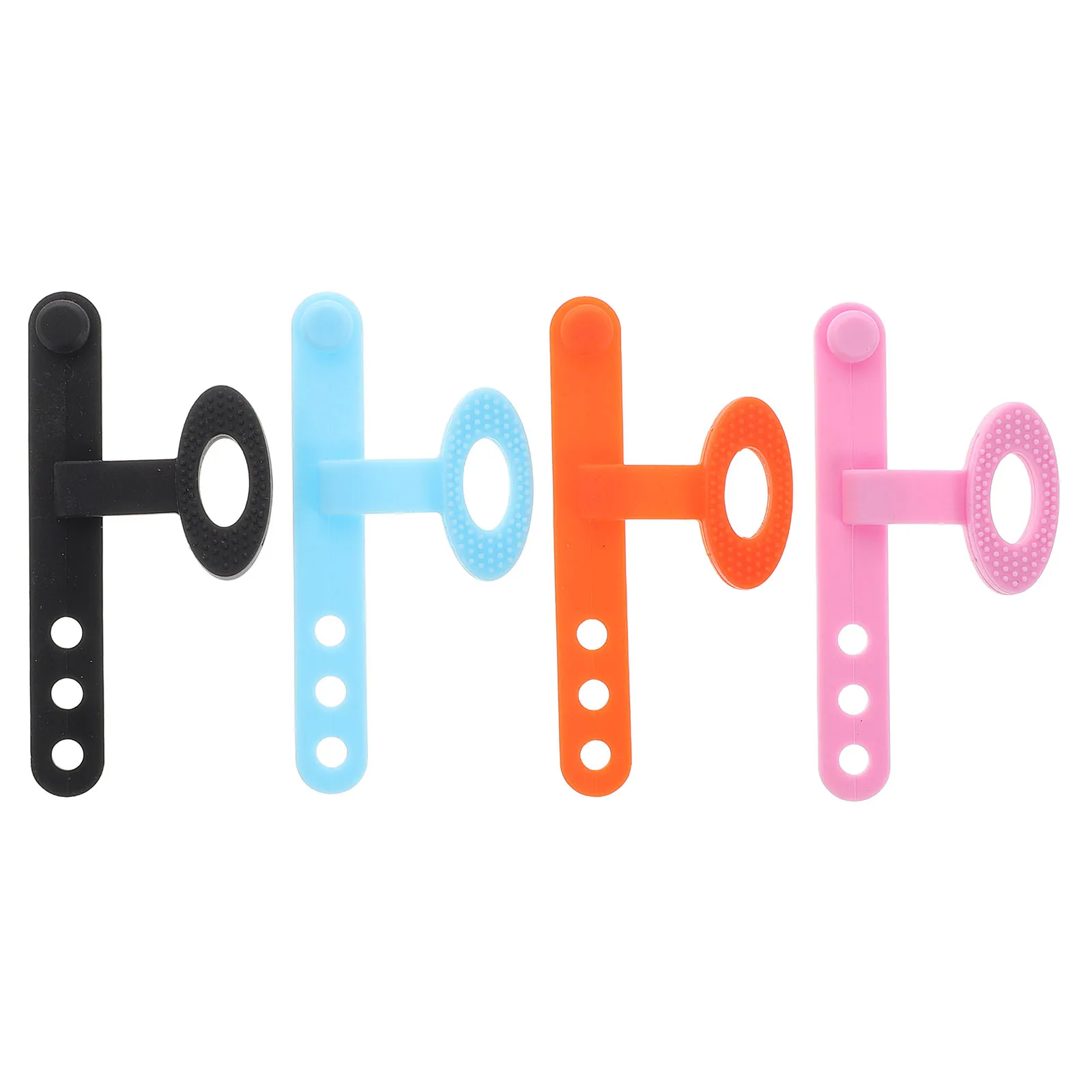 

4pcs Pick Covers Silicone Finger Sleeves Acoustic Electric Guitar Accessories Black Orange Sky Blue Pink Non Slip Adjustable