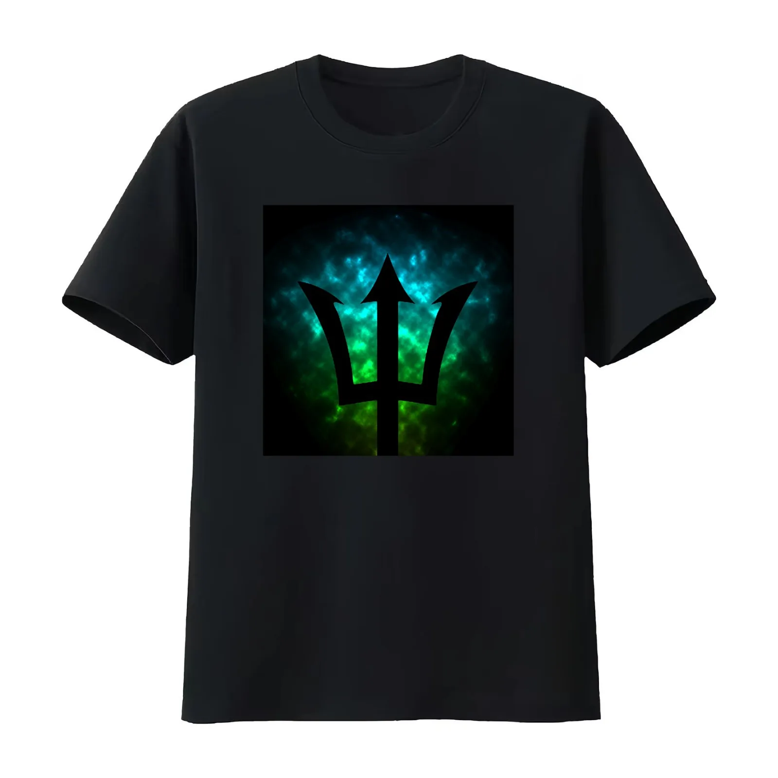 Trident / Poseidon / Percy Jackson T-Shirt Summer Casual Cotton Tee Oversized Streetwear Tops Vintage Graphic Print