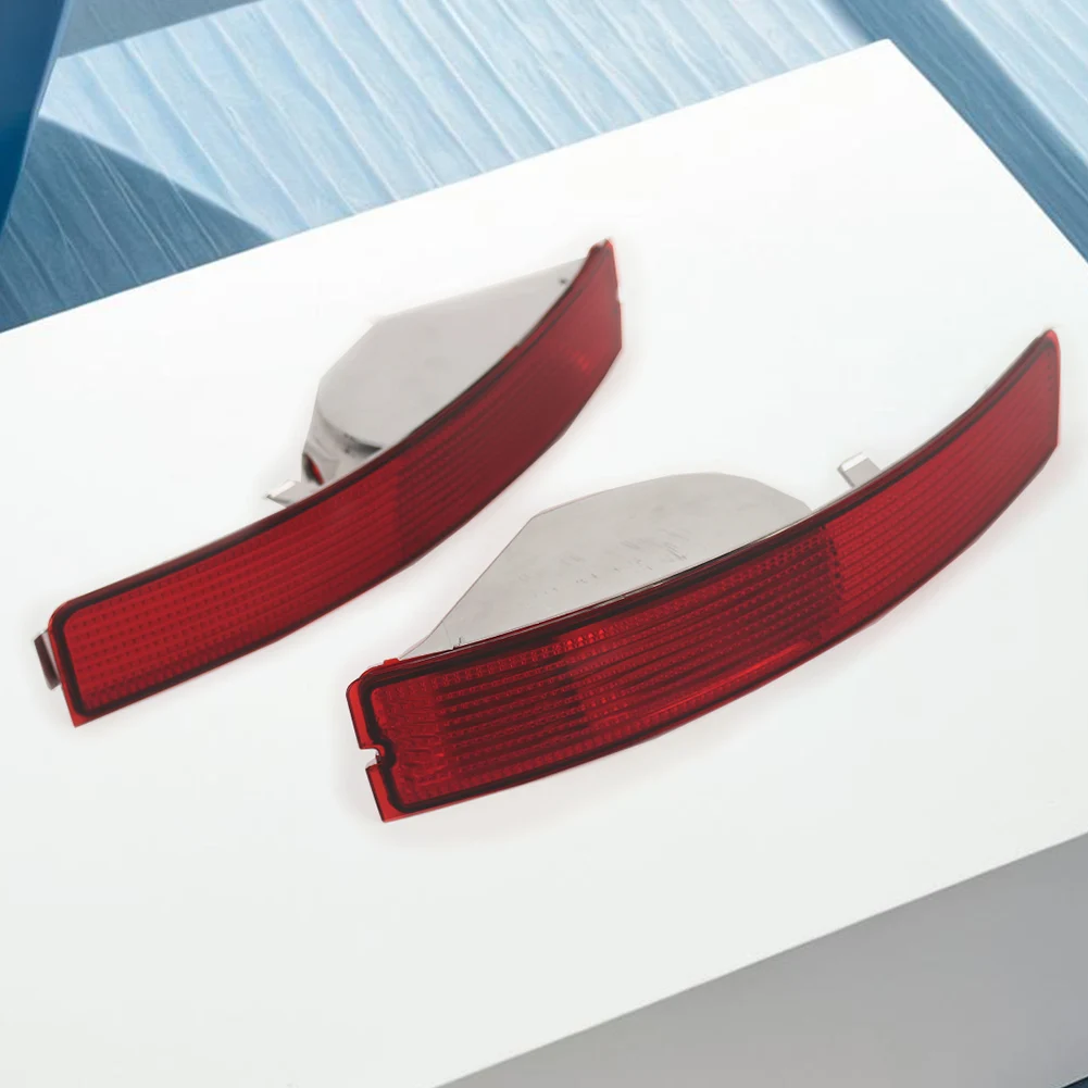 1 قطعة المصد الخلفي الأحمر الذيل مصباح الضباب المركزي عكس عاكس أضواء الفرامل لفولفو XC90 2003-2006/XC90 2007-2014 8693009 8693008 #2