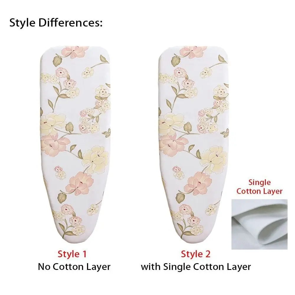 Durable Ironing Board Cloth New Heavy Heat Resistant Thickened Ironing Board Cover Pad Universal Laundry Supplies Printed Padded