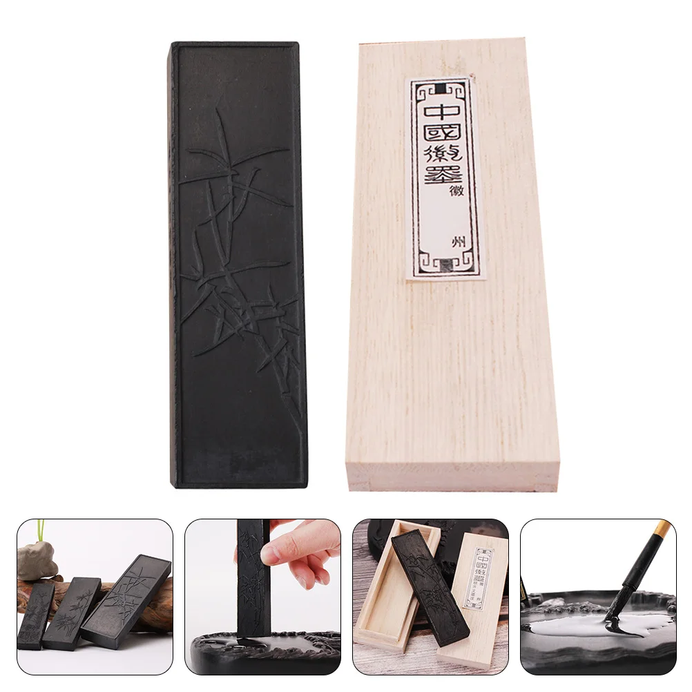 

1 Set Chinese Calligraphy Painting Traditional Practical Durable Gift Writing Art Toolcalligraphy Ink Stick Chinese Style Ink