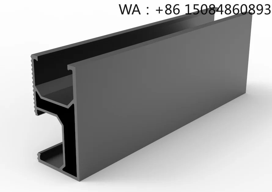 Asphalt Shingle Roof Aluminum Solar Rail, PV Mount Accessories, Specialized Solar Energy Hardware Parts for Shingle Roof Solar P