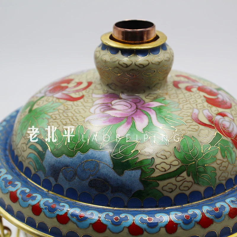 

Cloisonne Alcohol Hot Pot Pure Copper Cloisonne Copper Hot Fat Beef Seafood Catering Hot Alcohol