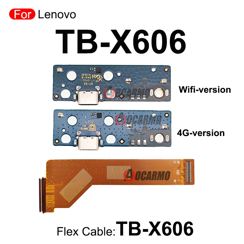 USB Charger Charging Port Dock Board For Lenovo M10 HD 2nd TB-X306X TB-X505 X606F TB-X606 M10 Plus LCD Flex Connector MainBoard