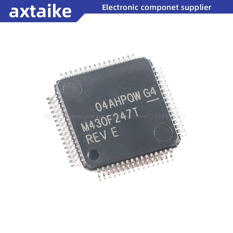 MSP430F247TPMR MSP430F247 M430F247T LQFP-64 16-bit Microcontrollers - MCU 16B Ultra-Lo-Pwr MCU SMD IC