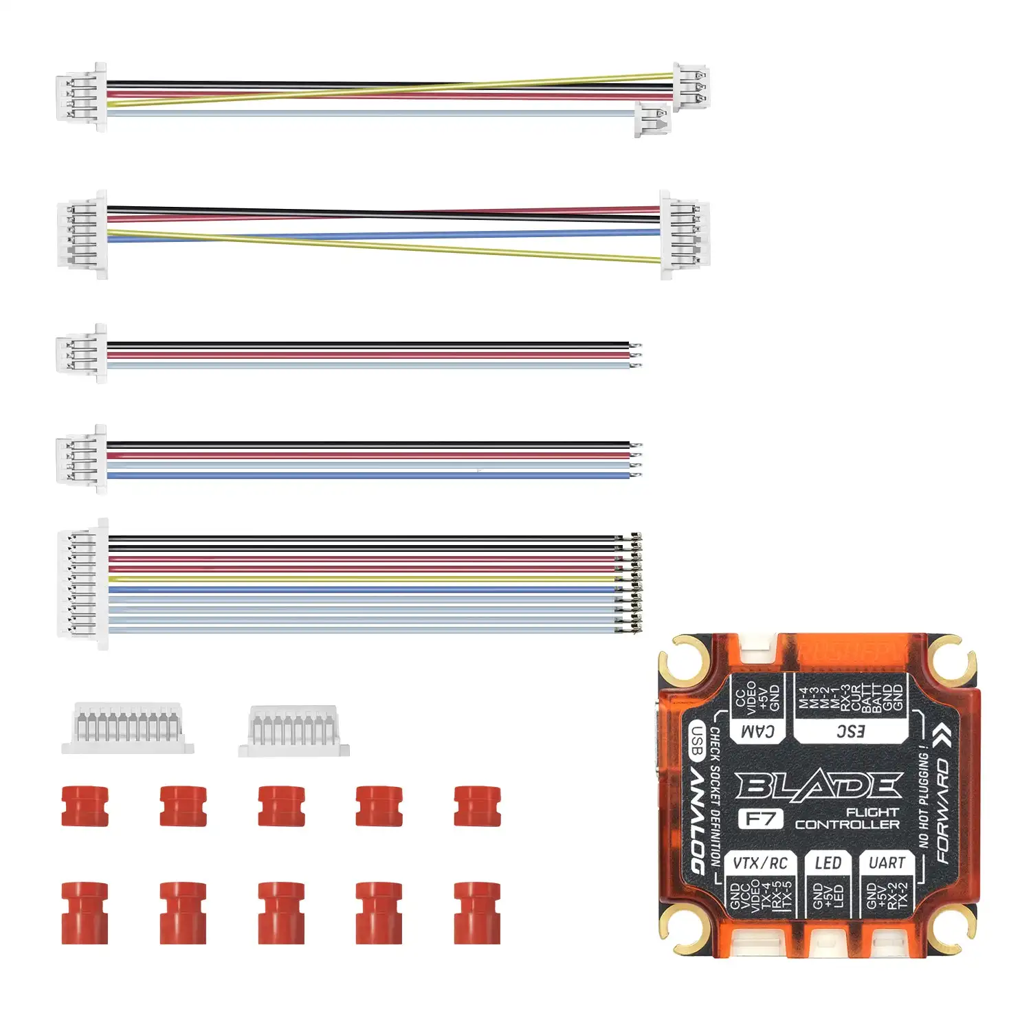 RUSH BLADE F722 V2 Analog Flight Controller ICM42688P 16MB BlackBox 3-6S 30X30mm for FPV  s Accessories - view 4