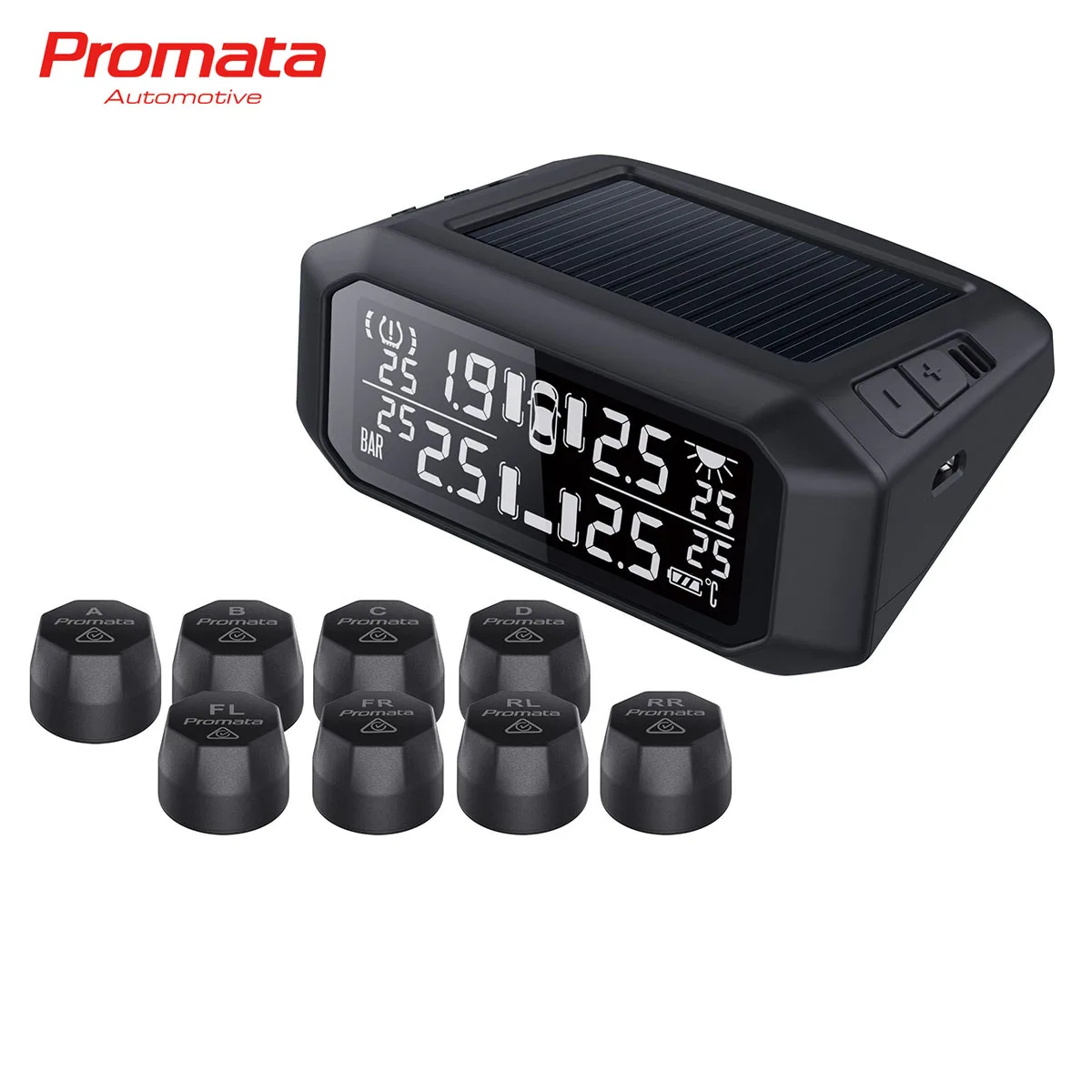 Hight Quality 8 Tire Monitoring Tpms Digital for Car and Trailer for 2 Tire to 10 Tire Ce