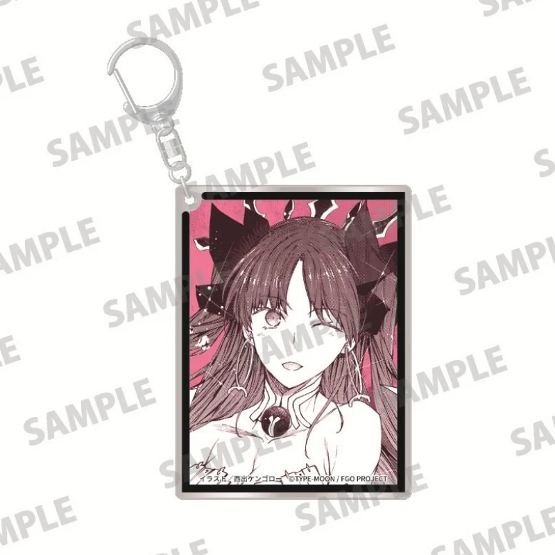 Anime FateGrand Order Keychain Anastasia New style Acrylic Keychain Bag Pendant hristmas Gifts 6CM Bag Charm FACTORY STORE