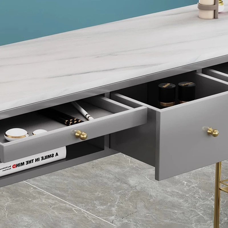 المهنية طاولة الأظافر معدات التجميل تصميم طاولات مانيكير أدراج فاخرة ميسا دي مانيكير صالون المفروشات المنزلية